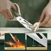 Integrated Multifunctional Kitchen Scissors Utility Peel Chicken claw scissors Fish scale scraping Nutcracker