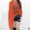 Scarves Sweater Cape And Shawl Women's Clothing 2023 Autumn Winter Irregular Tassel Batwing Shirt Hollow-out Pullover Knitted Co