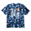 Homens camisetas Venda gratuita Parkas Mens Camuflagem Tshirt Camo Shark Head Unisex Juventude Adulto Manga Curta Tamanho Azul M L