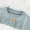 Family Matching Outfits Autumn Winter Boy Baby Knitting Cardigan Twist Sweater Girl Children Fashion Knit Casual Tops Coat Kid Striped Knitted Jackets 230726