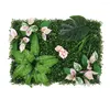 Decorative Flowers Artificial Boxwood Panels Plant Wall Panel Decoration Hedge For Outdoor Indoor Garden