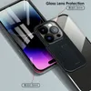 Stand Telefoon Case Voor Iphone 13 14 Pro Max 14Plus Glas Lens Film Bescherming Plating Frame Houder Telefoon Shockproof cover