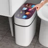 16L 13L Intelligent Trash Can Smart Sensor DustBin Waterproof Hushåll induktionsskräp BIN 10L PRESS TYPE SUBBISH 211229179B