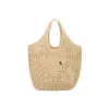 Designer Shoulder Beach Bag Fashion Mesh Hollow Woven Shopping Bags for Summer Straw Tote Bag Summer