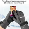 Ski Gloves LOCLE Touch Screen Ski Gloves Men Women Warm Windproof Riding Hiking Skiing Skateboard Snowboard Gloves Snowmobile Gloves HKD230727