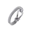 Armband Men039S Armband 210mm Silver New Polished Chain Fashion Jewelry Man 316 L Rostfritt stål Kalen8148286