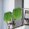 Flores decorativas artificiais videiras suspensas plantas hera verde guirlanda folhagem decoração de parede para área externa