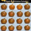 Autres fournitures de fête d'événement Halloween parlant lanterne de citrouille projecteur d'animation de citrouille pour la fête à la maison jouer Jack-o-lanterne avec décoration étrange drôle 230727