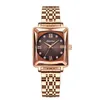 Women Watch Watches High Quality Luxury Fashion Steel Band Square Quartz Waterproof Watch