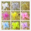 13 colors pick--50pcs lot 5cm Large Size Organza Pull Bows Wedding Favors Supplies Wedding car Decor- 183Z