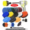 Drill Brush Scrub Pads 31 Piece Power Scrubber Cleaning Kit - All Purpose Cleaner Scrubbing Cordless Drill for Cleaning Pool Til C2941