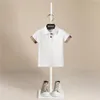 Polos Design Summer Baby Boy Shirt Fashion Kids Short Sleeve T Shirt Striped Children Cotton Clothes 1-9 Years Boy Tops Drop 230726