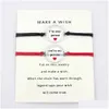 Braccialetti con ciondoli Tu sei la mia persona King Queen Tartarughe Tartaruga Animale Antico Sier Card Rosso Nero Donna Uomo Gioielli 1Pair Drop Delivery Dh1Tz