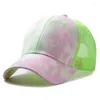 Berretti a sfera Ragazza Moda Tie Dye Donna Equiseto Cotone di alta qualità Estate Assorbe il sudore Parasole Baseball Street Hip Cappelli