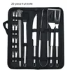 BBQ Tools Zubehör Edelstahl-Grill-Set mit 20 Teilen, langlebig, tragbar, Outdoor, Camping, Black Friday, Weihnachtsgeschenke, 230726