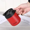 Sublimering dricker vattenflaska rostfritt stål kaffemugg med handtag för kontorsföretag termos cup