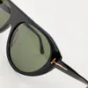 Neue klassische polarisierte Tom Sonnenbrille Frauen Designer 2023 Luxusmarke Legierung Metall Polaroid HD gehärtetes Glas Objektiv Retro Brille Sonnenbrille UV400