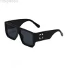 Designer Offs Sunglasses White New Fashion 504 Women's Sun Protection and Uv Protection Men's Glasses
