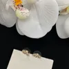 Designer Frauen Designer Kanal Herz Liebe Ohrstecker Chanelsly Klassische Größe Edelstahl Paar Geschenke Designer Schmuck Verlobungsohrringe Großhandel