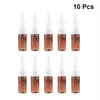 10pcs 15ml Portable Nasal Sprayer Bottle Rhinitis Refillable Fine Mist Empty Spray Bottles Brown Pet 18R Direct Injection Stor236S