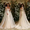 Luxury Mermaid Wedding Dresses Sweetheart Long Sleeves Tulle Bridal Gowns Custom Made Backless Sweep Train Robe De Mariee