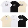 T-shirts masculins 22SS High Street Ins Tide Brand Mens Classic Letter Print Tee Men and Women couple couple t-shirt cou cou court-manche bggp