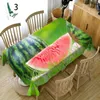 Tafelkleed 3D Fruit Afdrukken Waterdicht Tafel Tafelkleed Bruiloft Decoratie Rechthoekig Dineren Salontafel Cover Anti-vlek Tafelkleed R230727