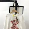 Burbery for Man Burbery męskie swetra projektanta bluza z kapturem 3D wytłaczona długie rękaw Tshirt bawełniany okrąg