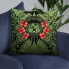 Almofada/estojo decorativo personalizável medalhão havaiano para decoração de casa com flor de hibisco estojo R230727