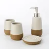 Fabryka dostawca Amazon Etsy ręcznie robione akcesoria łazienkowe szkła ceramiczne mydło do mydła do mydła naczyń dyszek szamponowa pompa balsamowa j3321