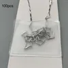Bolsas de joias 100 pçs Sacos transparentes portáteis PE Titular organizador Bolsa de embalagem para brincos de orelha Anéis Colar Brincos