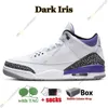 Topp 3 basketskor Jumpman 3s Men Women Sneakers Lucky Pine Green Wizards White Cement Fire Red Unc Reimagined Dark Iris Cardinal Racer Blue Sports Trainers