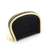 Card Holders Women's Bag Vintage Stone Pattern Organ Large Capacity Multi-position Zipper Handbag