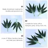 Decorative Flowers Leaves Bamboo Artificial Greenery Stems Fake Tree Decor Faux Green Diy Decoration Leaf Wedding Garden Craft Model Trees