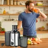 Sokowirówki Blenders Electric Blender Mikser 800W odśrodkowy wyciąg do wyciągu wyciągu sokowirówki pomarańczowy