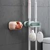 Hooks Rails Kitchen Accessories Gadget Wall Mounted Mop Broom Organizer Hold Tools Self Stick Badrum Trädgårdslagring Rack Umbre272s