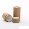 Verpakkingsdozen Kraft Kartonnen Kokers Papieren Containers Voor Thee Koffie Ambachten Gift Tube Drop Delivery Kantoor School Zakelijk Industrieel Dhxwr