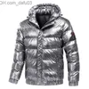 Piumino da uomo Parka da uomo Piumino invernale Giacca spessa da uomo Casual con cappuccio Giacca a vento calda Moda Slim Fit Cappotti Uomo Alta qualità MT700 221207 Z230731