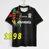 Drużyna narodowa 1998 Retro Venezia Soccer Jersey Vintage Classic for Sport Fan Team Color Black Oddychający niestandardowy numer koszulki piłkarskiej S-XXL