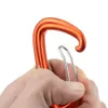 Anahtarlıklar 6 adet karabiner 12kn ağır hizmet tipi karabiner klipler Anahtarlık tırmanma Snap Rlev Lock Hook Hammocks Kamp Yürüyüş