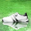 Andra golfprodukter PGM-män Golfskor Patent Anti-Slip Spikes Waterproof Breattable Snabb snörning Casual Sneakers Sports Training Golf Shoes XZ160 HKD230727