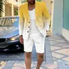 Mens Tracksuits Clothing Summer Singlebrhegted ompits Men Business Office Office Pants Suit Fashion Dasual Long Long Sipts اثنين من مجموعات 230727