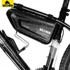 Väskor Wild Man Mountain Bike Bag Rainproof Road Bicycle Frame Cycling Accessories Hard Shell Tools Storage Panniers Capacity 1.5L