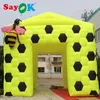 Sayok Giant Inflatable Bee Cube Tent Cartoon Yellow Bee Tent Inflatable Photography Booth with 2 Bees for Sales Activities Parties Weddings