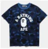A Bathing Ape Shirt Trendy merk Camouflage bedrukt T-shirt met korte mouwen Heren Dames Grote bodems