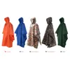 Imperméables 3 en 1 Imperméable Sac à dos Housse de pluie Manteau de pluie Capuche Vélo Housse de pluie Poncho Tente imperméable Camping en plein air Tapis de tente Imperméable 230727