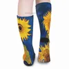 Herrensocken Stillleben von Vincent van Gogh – Fünf Sonnenblumenvasen Herrensocken Warme Damensocken Damen Kompressionssocken Z230727
