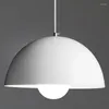 Hängslampor dia 30cm 8 färg aluminium lampskärm armaturlampor enkel modern lampa för restaurangbar butiksbelysning fixtur