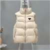 Gilets pour femmes Veste gonflée pour femme sans manches Femme Vestes Designer Manteau Mat Slim Outwears Manteaux S-2Xl Drop Delivery Vêtements Tissu Dhlag