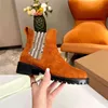 Design Boots de luxo 2023 BA JIA FILHANTE MULHERM WOMPERNO Decoração anti-Slip Knight Boots Martin Boots Casual Sock Boots 01-04